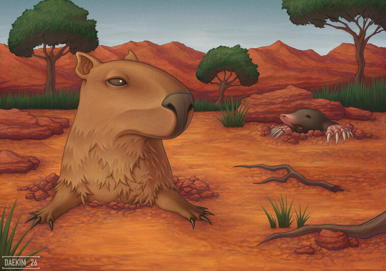 Pokemon Capybara (Ground Type)