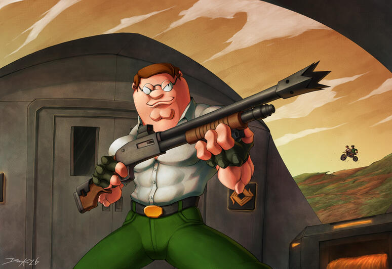 Peter Griffin Illustration [Fortnite]