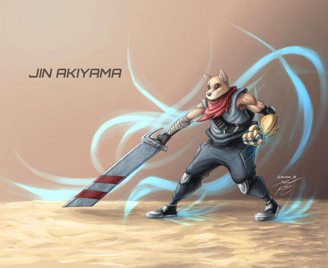 Jin Akiyama (Character Art)