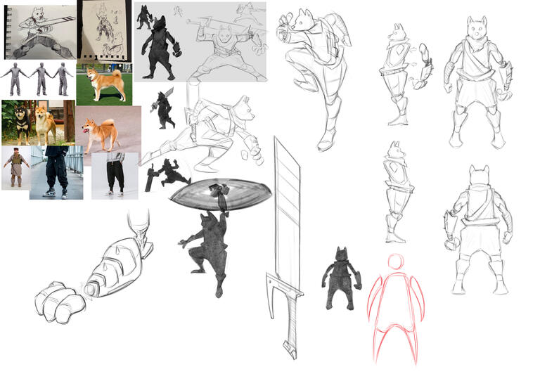 Jin Akiyama (Prelim Sketches)