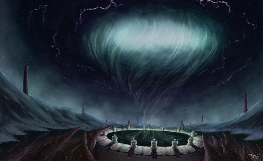 End Portal Activated (Illustration)