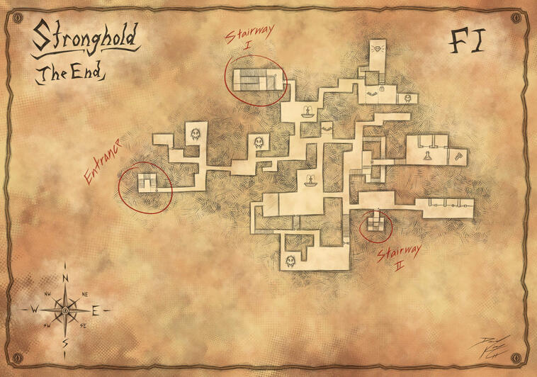 StrongHold Map (Floor 1)