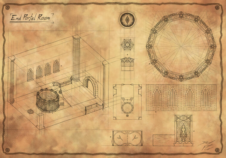 End Portal Room (Blueprint)